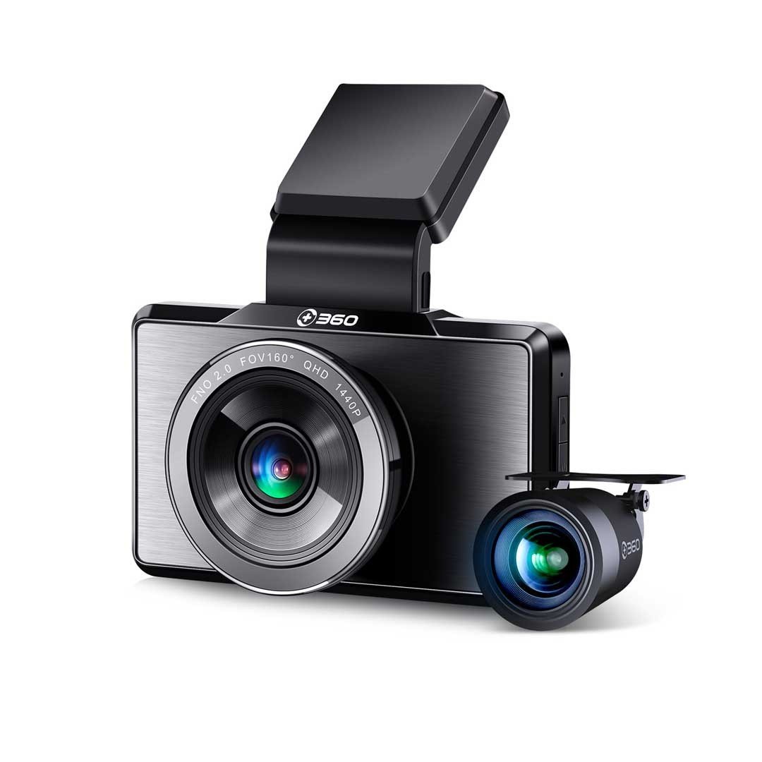 360 G500H Dash Camera Front + rear camera 1440p / GPS