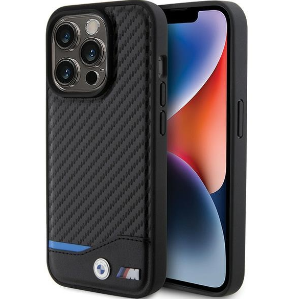 BMW PU Carbon Case for Apple iPhone 15 Pro