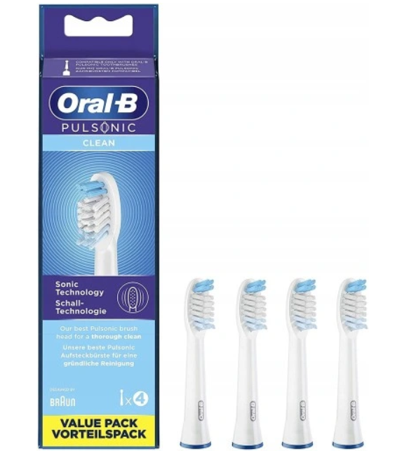 Oral-B Pulsonic Clean Насадки для Зубной Щетки 4 шт