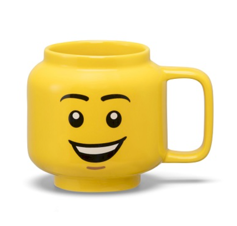 LEGO Head Happy Boy Керамическая Kружка 255 ml