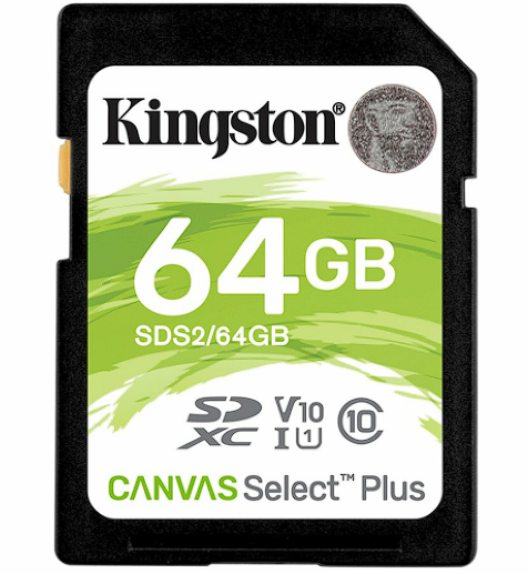 Kingston Kingston Canvas Select Plus SDXC Memory Card 64GB