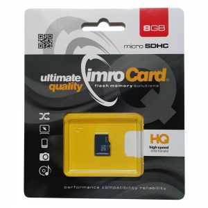 Imro Memory card microSDHC / 8GB / 4 MB/s