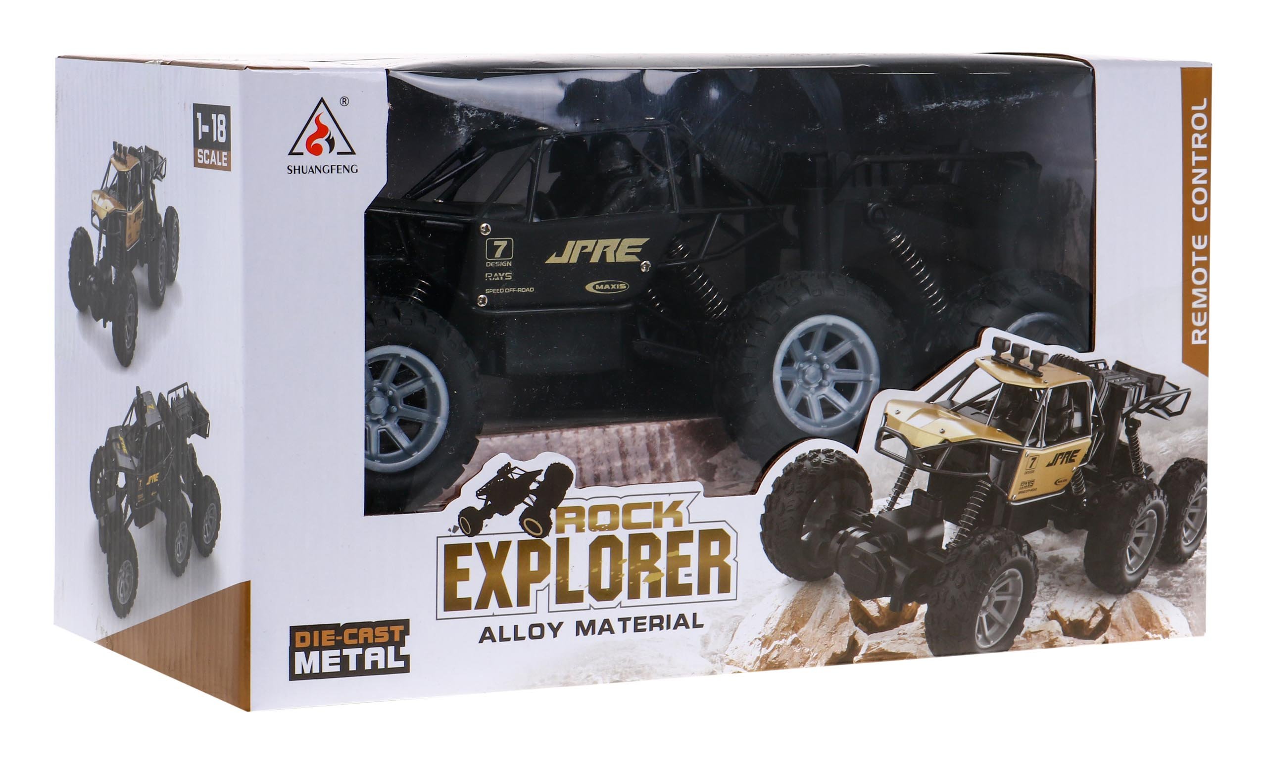 RoGer Rock Explorer Crawler R/C Toy Car 1:18