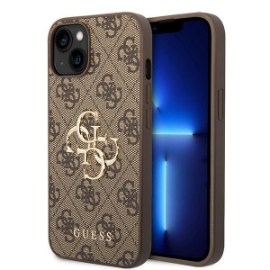 Guess 4G Big Metal Logo Back Case Защитный Чехол для Apple iPhone 15 Plus