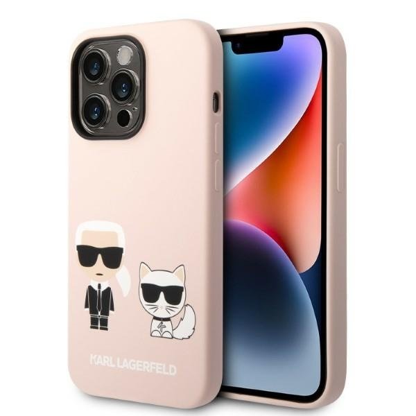 Karl Lagerfeld KLHMP14LSSKCI Back Case for Apple iPhone 14 Pro