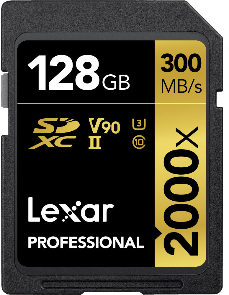 Lexar mälukaart SDXC 128GB Professional 2000x UHS-II U3 V90