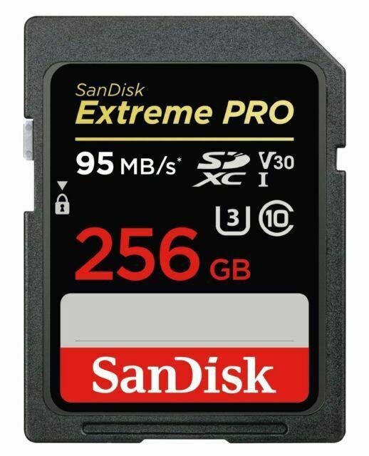 SanDisk Extreme PRO 256GB microSDXC RescuePRO Deluxe Memory Card