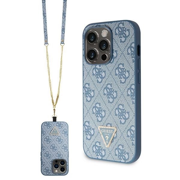 Guess GUHCP14LP4TDSCPB Back Case for Apple iPhone 14 Pro