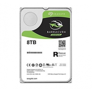 HDD | SEAGATE | Barracuda | 8TB | SATA 3.0 | 256 MB | 5400 rpm | Discs/Heads 4/8 | 3,5" | ST8000DM004