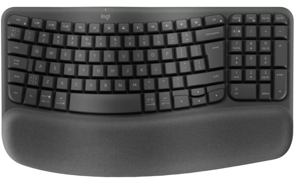 Logitech Wave Keys Bluetooth Keyboard QWERTY US