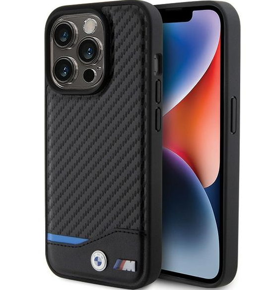 BMW PU Carbon Case for Apple iPhone 15 Pro Max