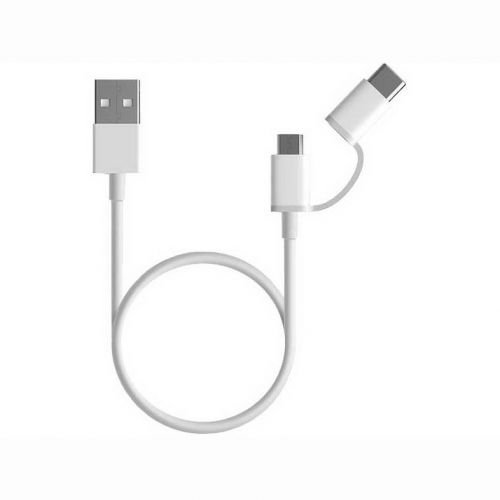 Xiaomi Mi Провод  2-in-1 Micro USB /  Type C / 30 cm