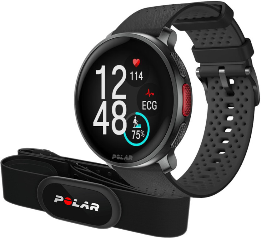 Polar Vantage V3 S/L, must/must + pulsivöö H10