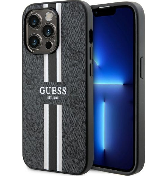 Guess 4G Printed Stripes MagSafe Back case Защитный Чехол для Apple iPhone 14 Pro Max