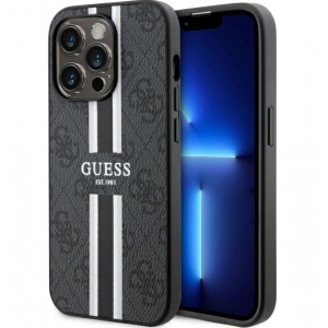 Guess 4G Printed Stripes MagSafe Back case for Apple iPhone 14 Pro Max
