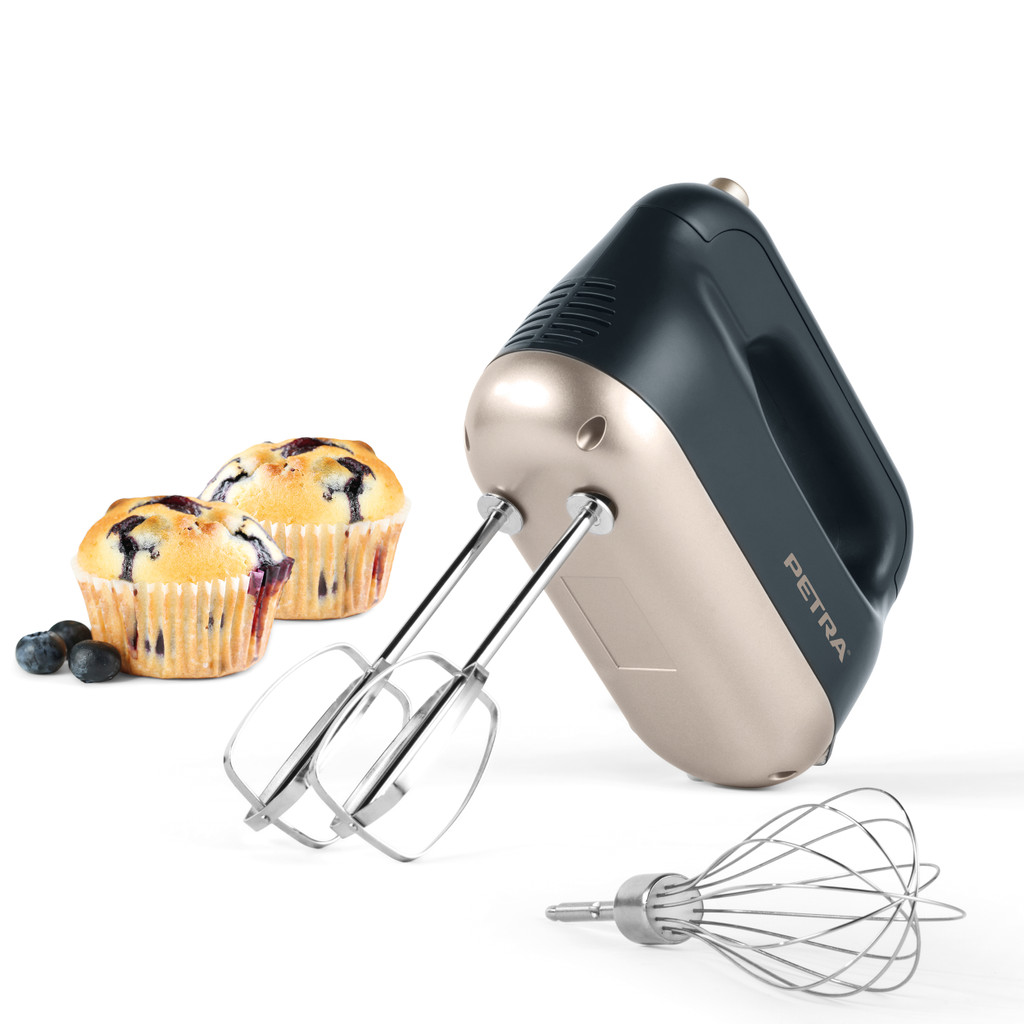 Petra PT5512BGRYVDE Hand mixer blue grey/soft gold