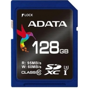 ADATA 128GB SDXC UHS-I U3 V30S Memory Card