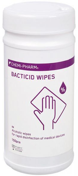 BACTICID WIPES PINDADE DESINFITSEERIMISLAPID 150TK CHEMI-PHARM