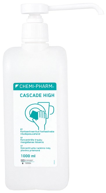 CASCADE HIGH NÕUDEPESUVAHEND 1L / PUMP CHEMI-PHARM