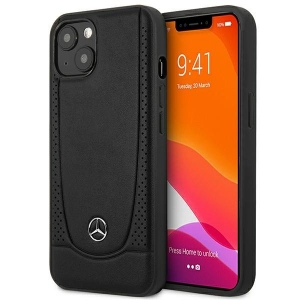 Mercedes Leather Urban Back Case for Apple iPhone 15 Plus