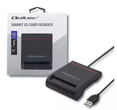 Qoltec Q-50642 ID Card Reader USB 2.0