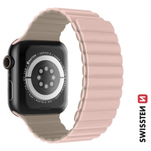 Swissten Силиконовый Магнитный Pемешок для Apple Watch 38 / 40 mm