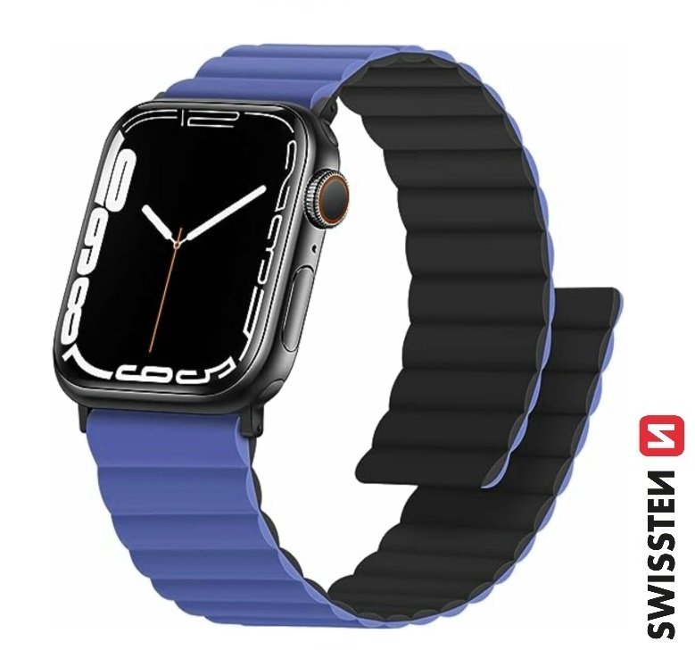 Swissten Silicone Magnetic Band for Apple Watch 42 / 44 / 45 / 49 mm