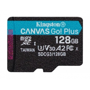 Kingston Canvas Go Plus MicroSDXC Memory Card 128GB