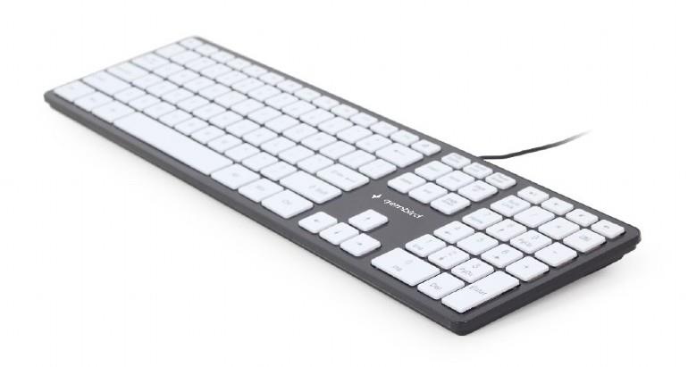 KEYBOARD MULTIMEDIA USB ENG/CHOCOL. KB-MCH-02-BKW GEMBIRD