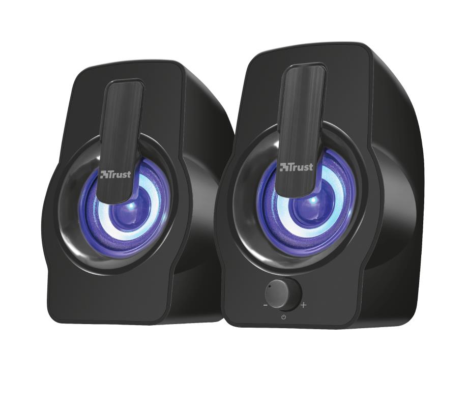 Speaker | TRUST | Gemi RGB | P.M.P.O. 12 Watts | 1xAudio-In | Black | 22948