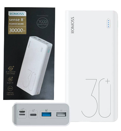 Romoss Sense 8+ Powerbank 30000mAh