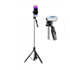 XO штатив-ручной штатив Selfie Stick BT Tripod SS15 180 см, черный