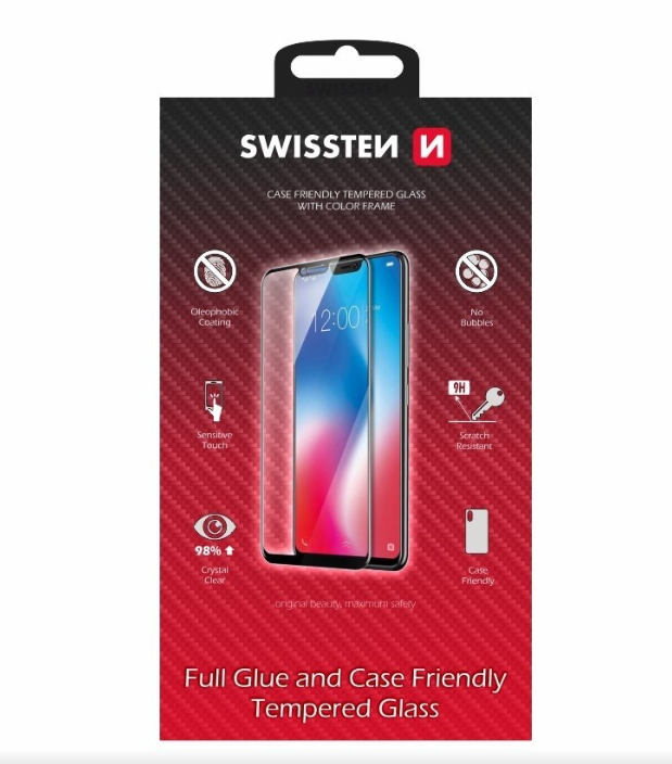 Swissten Full Face Tempered Glass Samsung Galaxy S24 Ultra Black