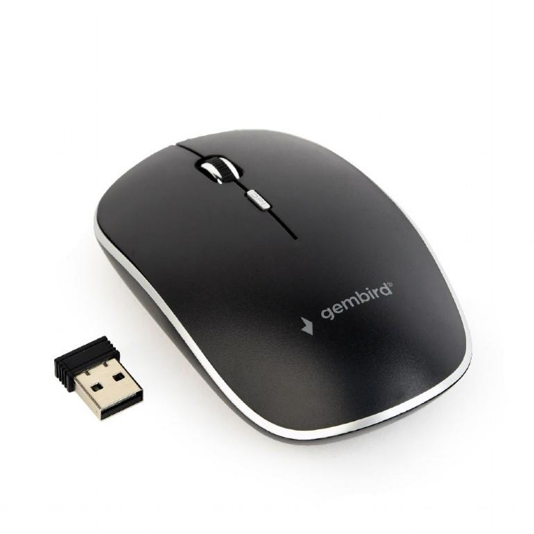 MOUSE USB OPTICAL WRL/BLACK MUSW-4B-01 GEMBIRD