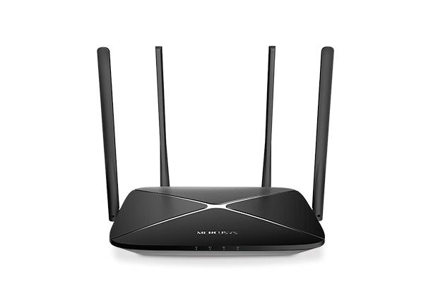 Wireless Router | MERCUSYS | Wireless Router | 1167 Mbps | IEEE 802.11ac | 1 WAN | 3x10/100/1000M | Number of antennas 4 | AC12G