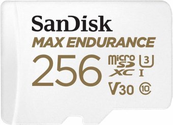 SanDisk MAX ENDURANCE microSDXC Карта памяти 256GB + SD Adapter