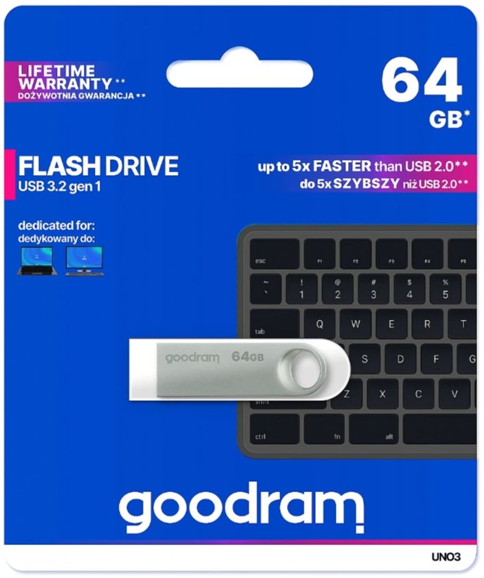 Goodram UNO3 Flash Memory 64GB