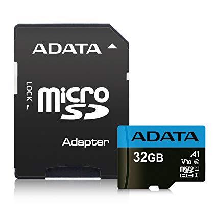 MEMORY MICRO SDHC 32GB W/ADAP./AUSDH32GUICL10A1-RA1 ADATA