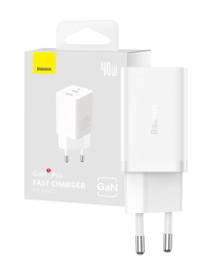 Baseus Gan5 Зарядное Устройство 2x USB- C 40W