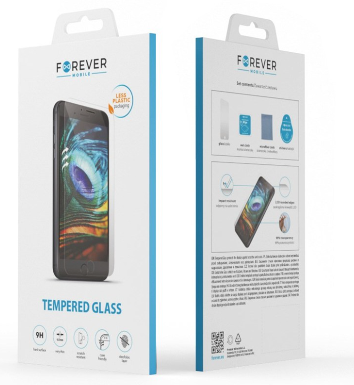 Forever Tempered Glass 2.5D for Apple iPhone 15 Pro