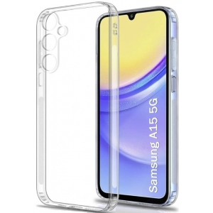 Mocco Ultra Back Case 1 mm Silicone Case for Samsung Galaxy A15 5G Transparent