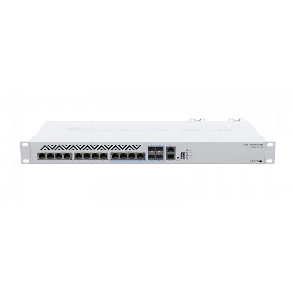 Switch | MIKROTIK | Type L3 | Rack 1U | 8x10Base-T / 100Base-TX | 4xSFP | 1xRJ45 | CRS312-4C+8XG-RM