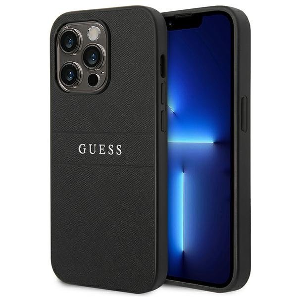Guess GUHCP14LPSASBBK Back Case for Apple iPhone 14 Pro