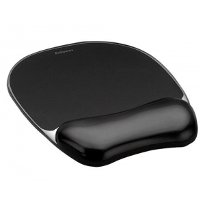 MOUSE PAD CRYSTAL GEL/BLACK 9112101 FELLOWES