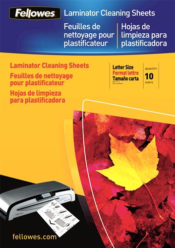 LAMINATOR ACC CLEANING SHEET/10PCS 5320604 FELLOWES