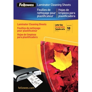 LAMINATOR ACC CLEANING SHEET/10PCS 5320604 FELLOWES