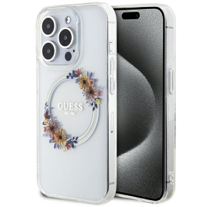 Guess GUHMP15XHFWFCT Back Case for iPhone 15 Pro Max