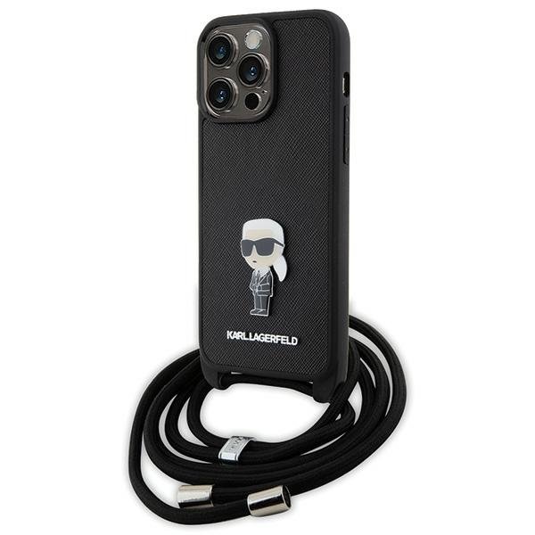 Karl Lagerfeld KLHCP15XSASKNPSK Hard Case  for Apple iPhone 15 Pro Max