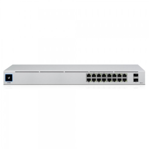 Switch | UBIQUITI | USW-16-POE | Type L2 | Desktop/pedestal | Rack | 16x10Base-T / 100Base-TX / 1000Base-T | 2xSFP | PoE ports 16 | 18 Watts | USW-16-POE