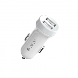 Devia Smart 2x USB 3.1A Автомобильное Зарядное Устройство + Кабель microUSB
